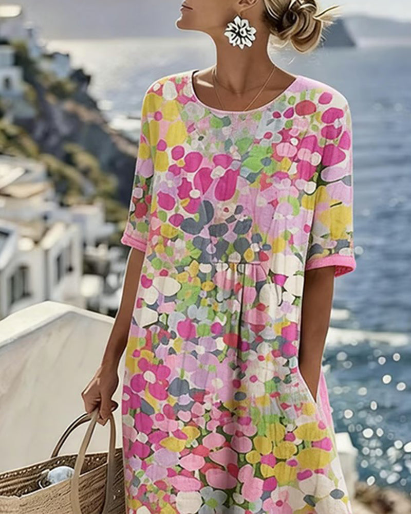 Hannah | Loose Floral Dress