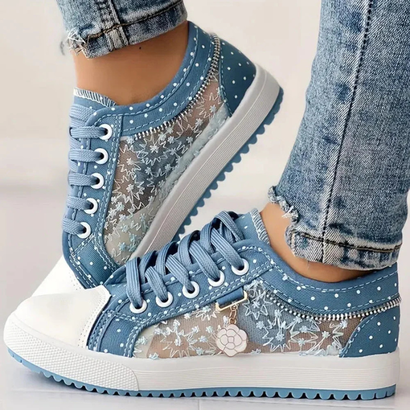 Beatrice | Elegant Floral Sneakers