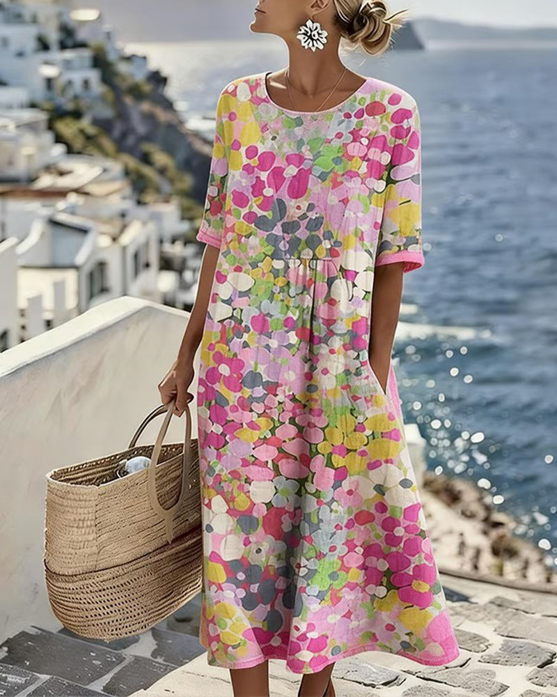 Hannah | Loose Floral Dress