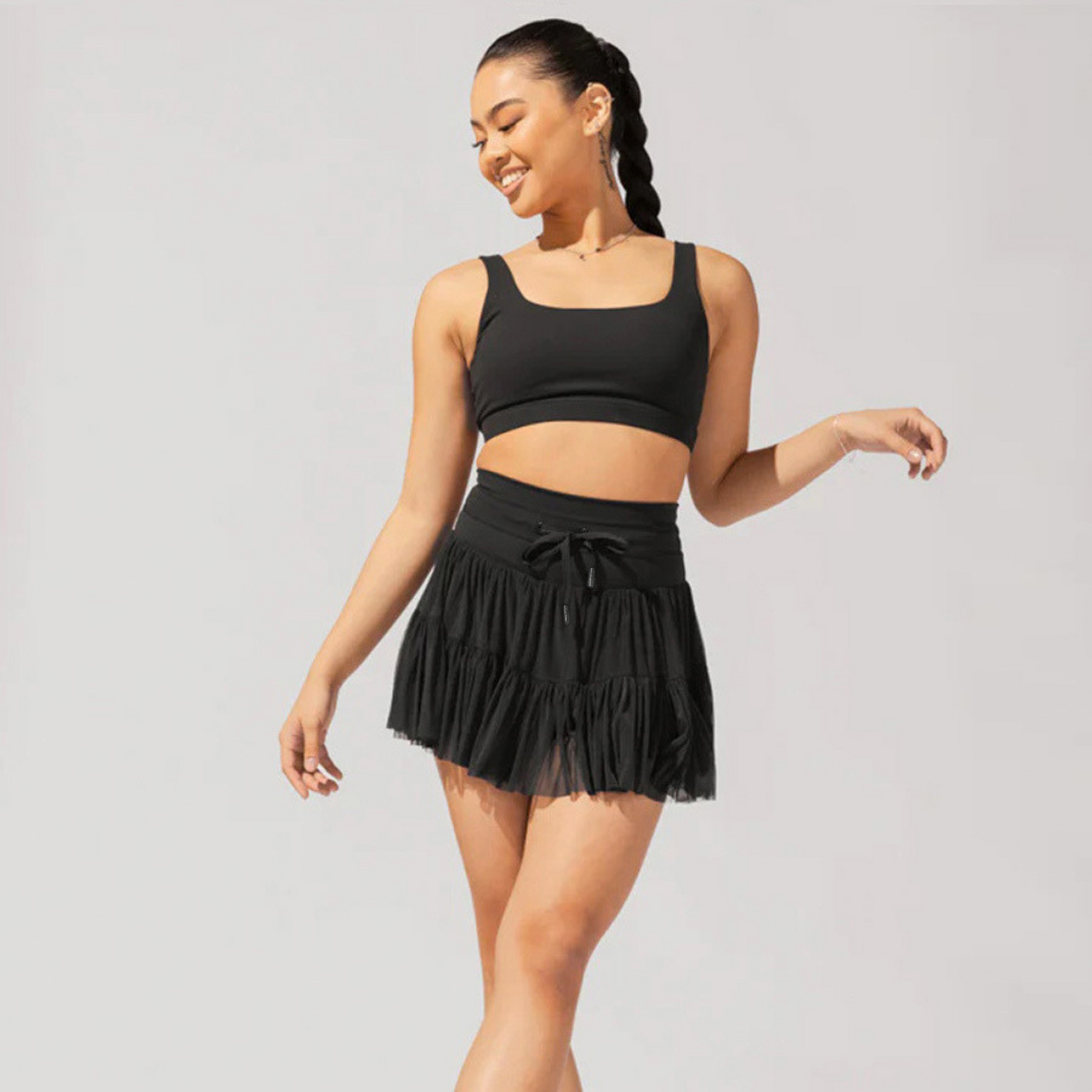 Molly - Pleated High Waist Skort