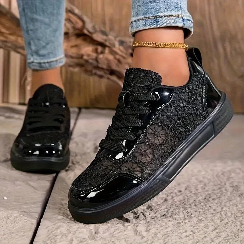 Ginevra | Floral lace sneakers