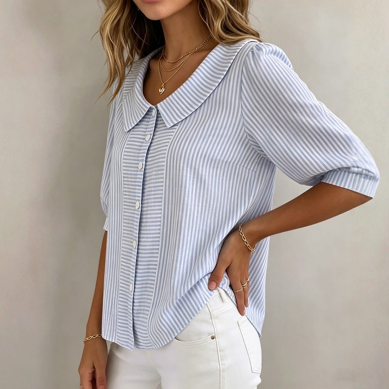Madison | Timeless Striped Blouse
