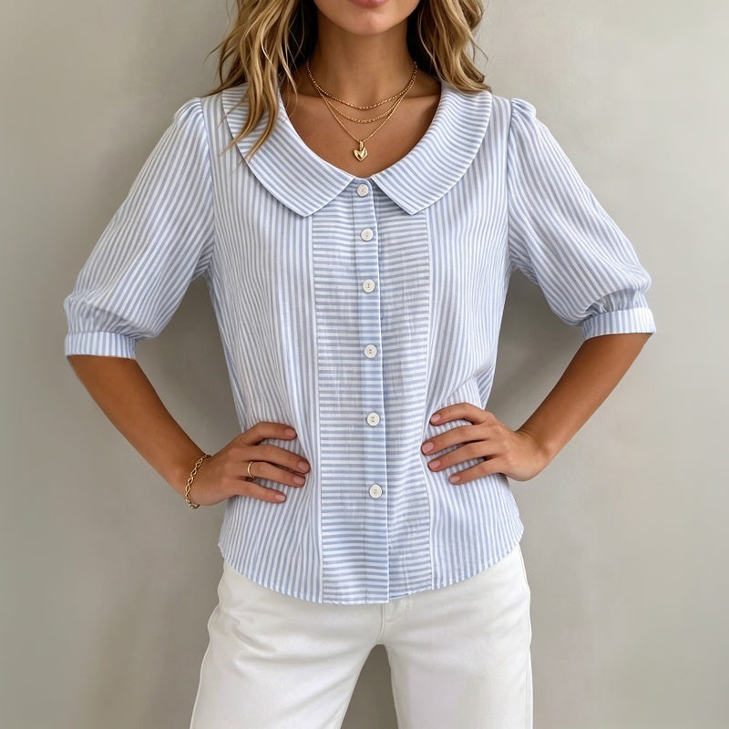 Madison | Timeless Striped Blouse