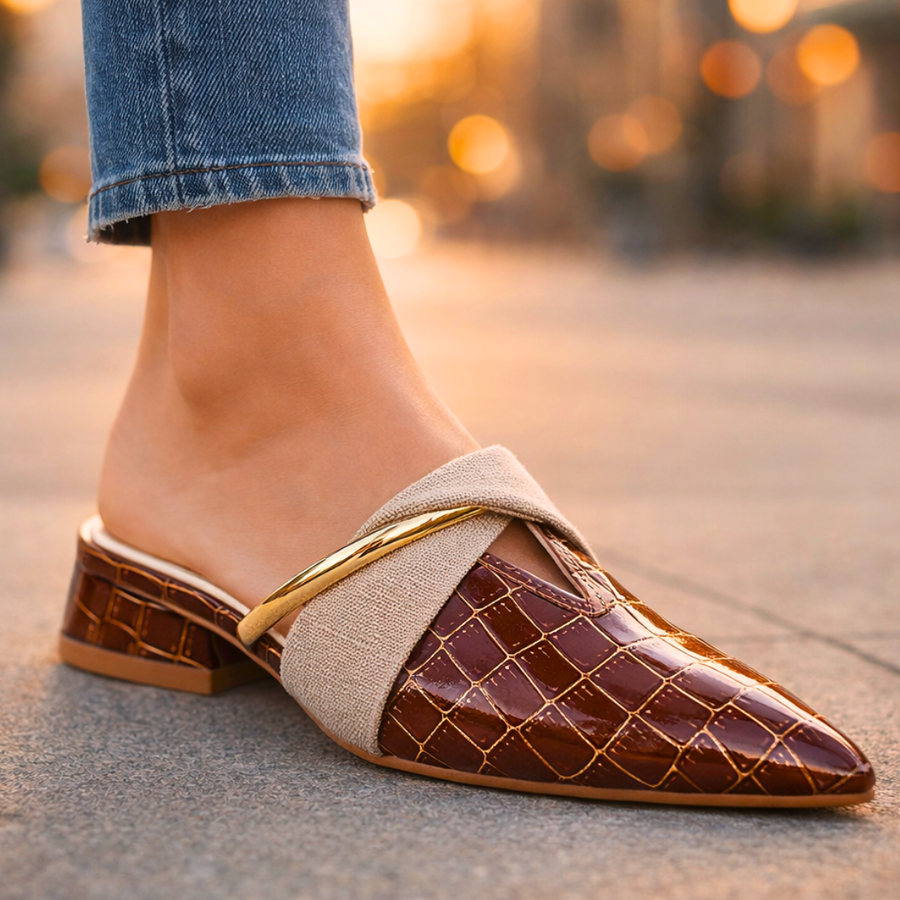 Hazel |  Lane Gator Slip-On's