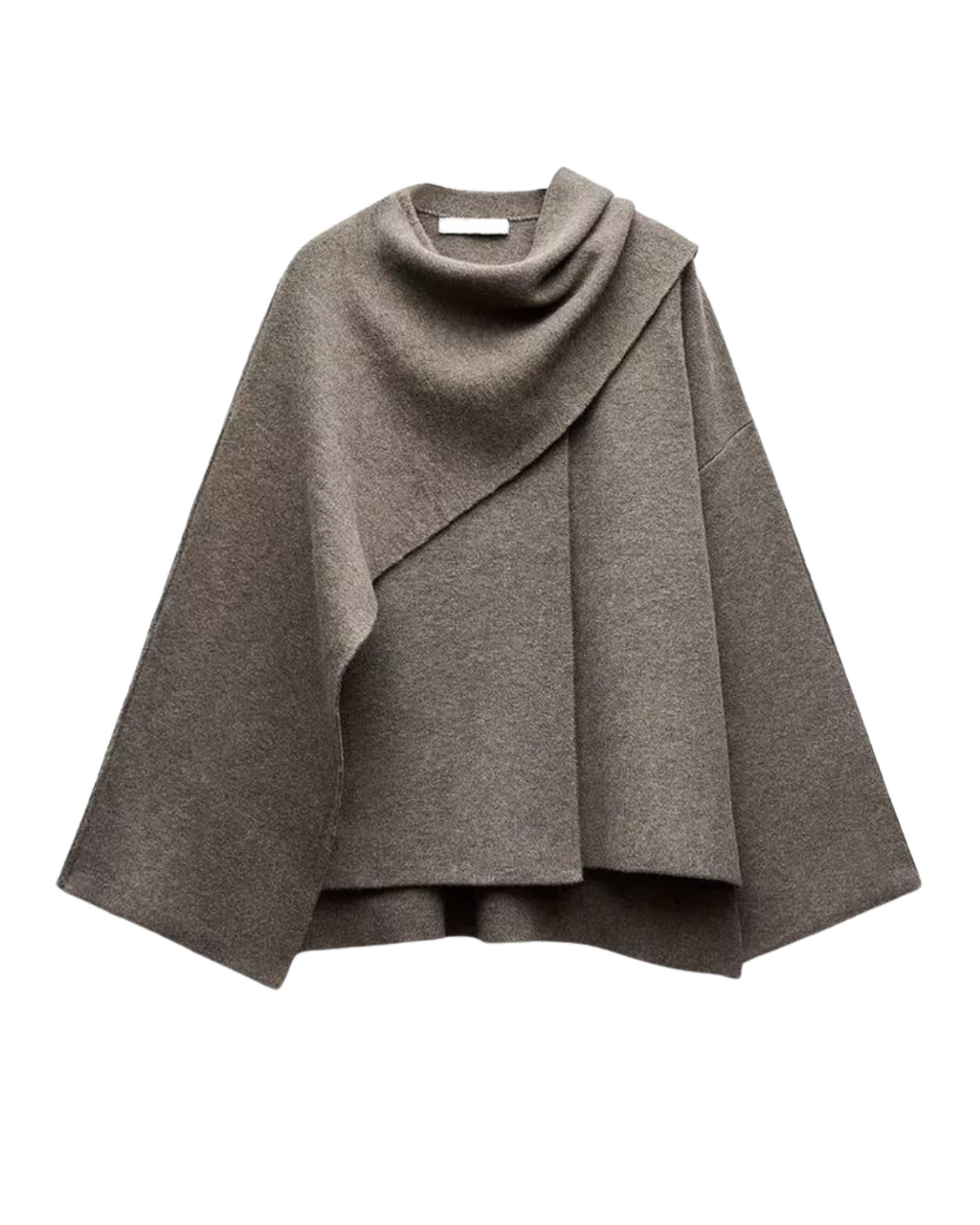 Chloe | Women Elegant Draped Cape Coat