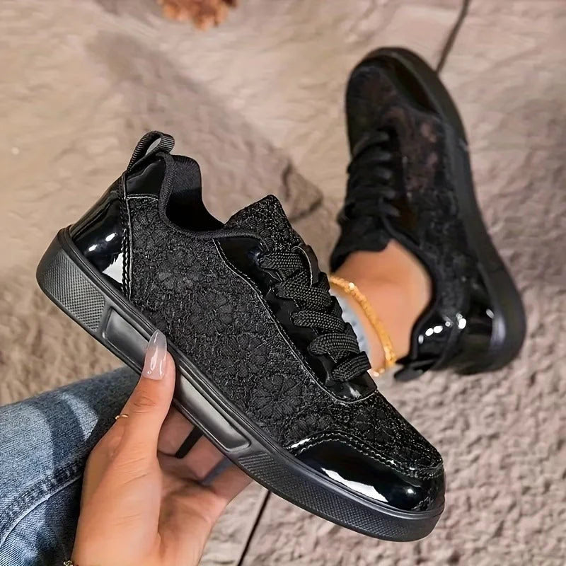 Ginevra | Floral lace sneakers
