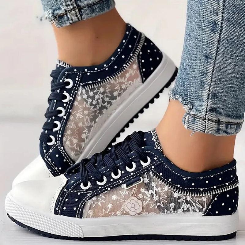 Beatrice | Elegant Floral Sneakers