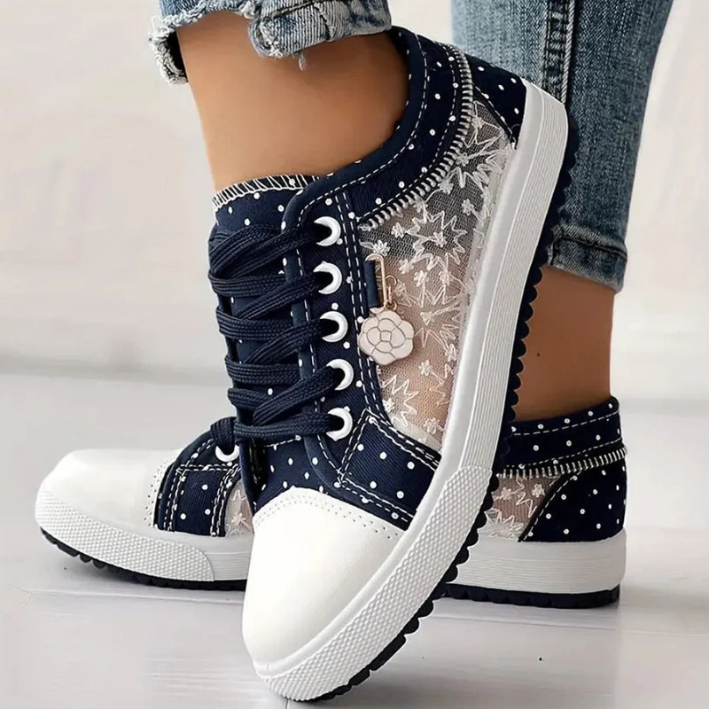 Beatrice | Elegant Floral Sneakers