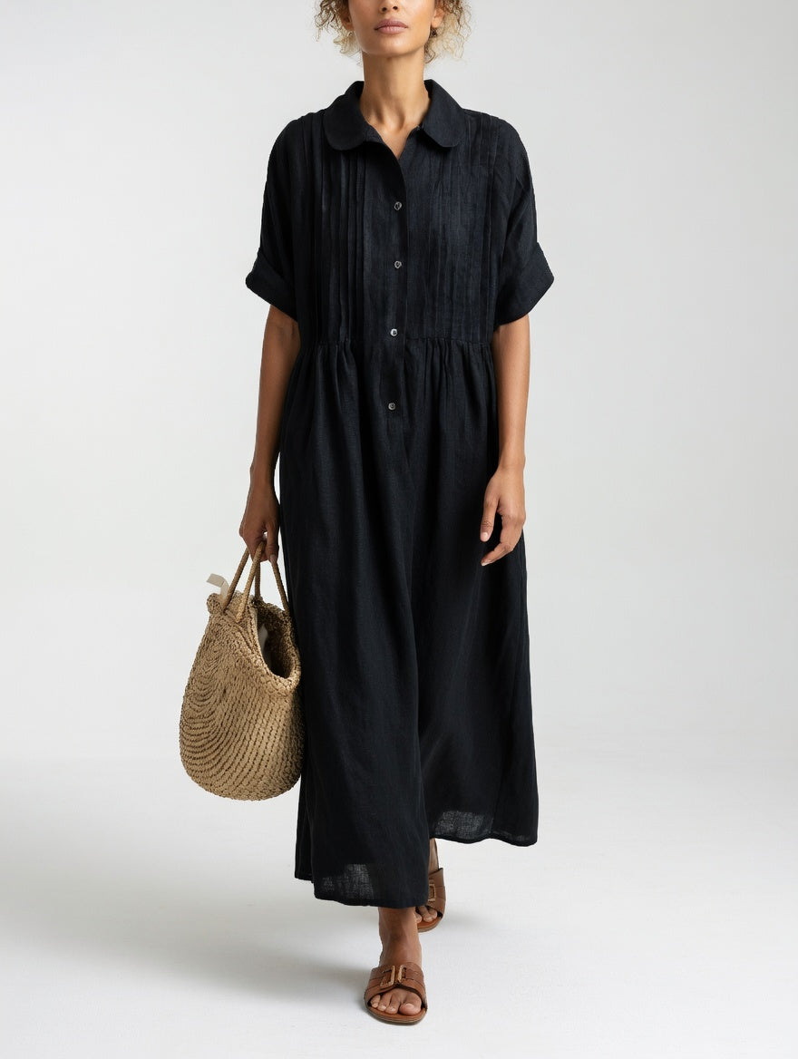 Elysia | Flowy Summer Shirt Dress