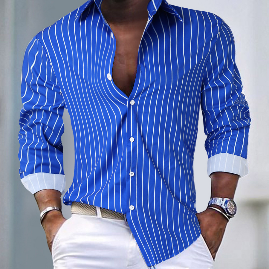 Jules™ | Chemise d'été respirante à rayures