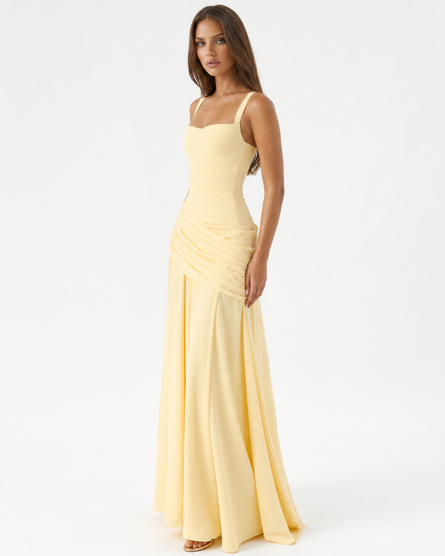 Isabelle | Ruched Maxi Dress