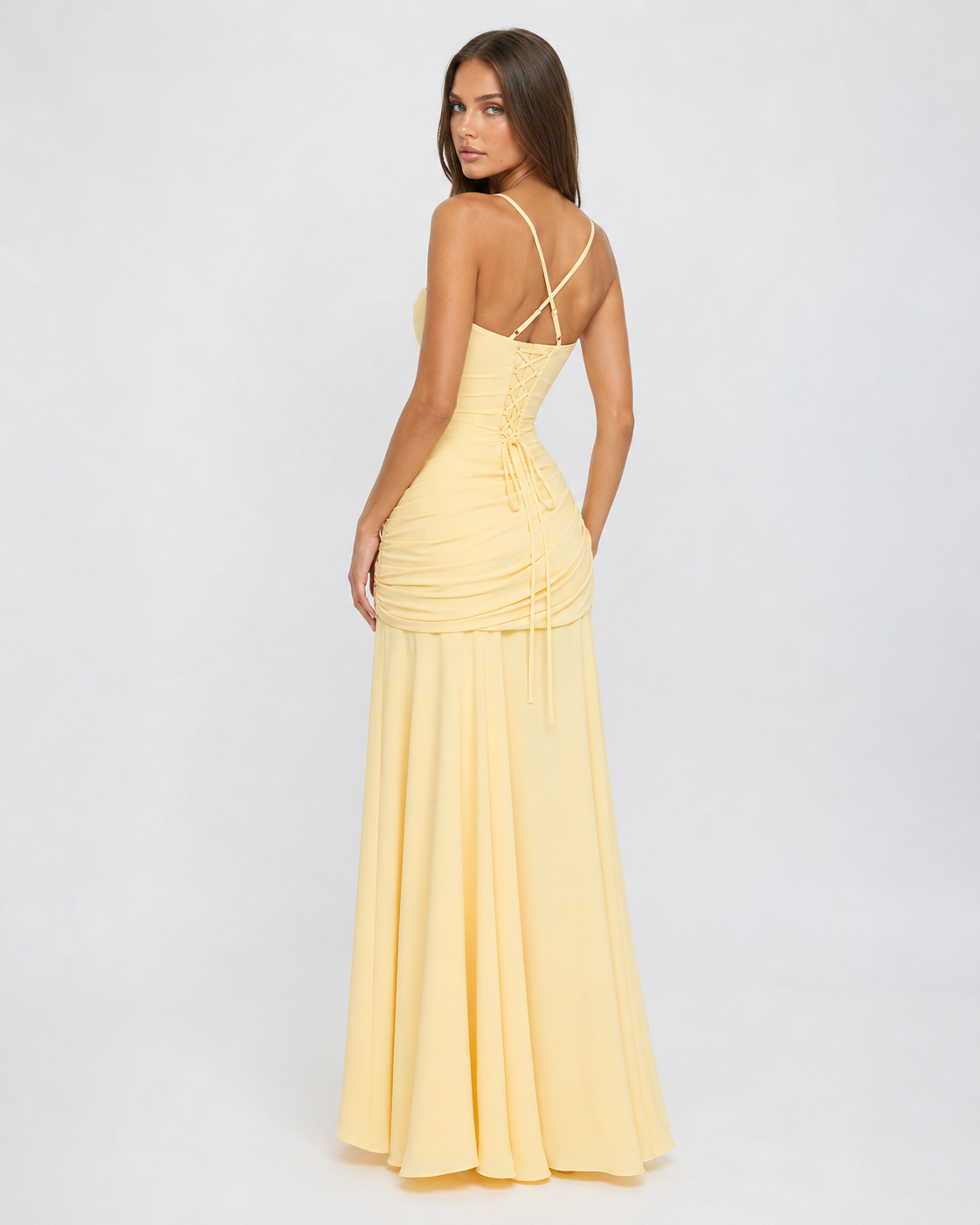 Isabelle | Ruched Maxi Dress