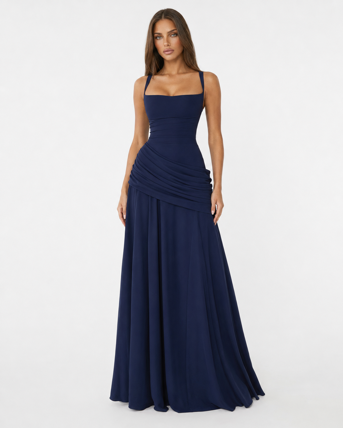 Isabelle | Ruched Maxi Dress