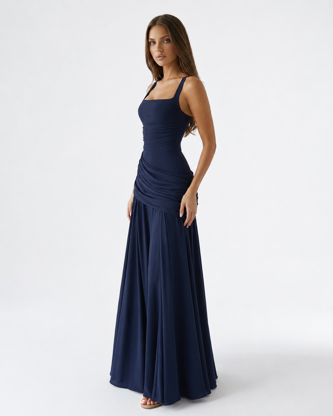 Isabelle | Ruched Maxi Dress