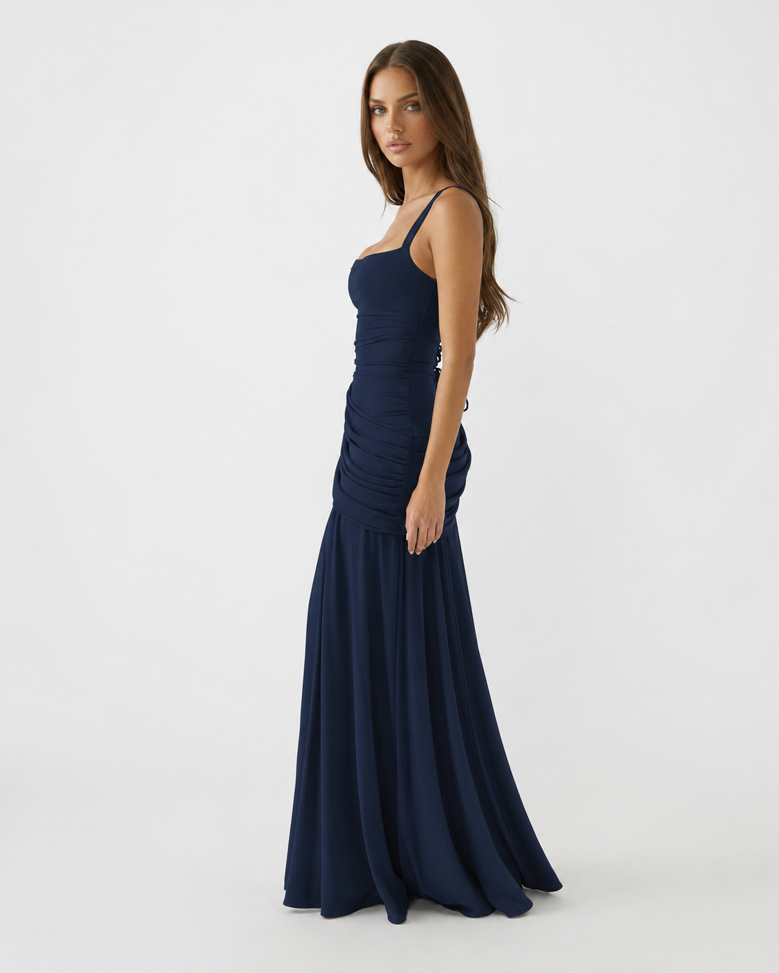 Isabelle | Ruched Maxi Dress