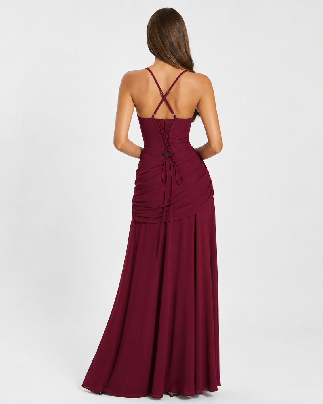 Isabelle | Ruched Maxi Dress