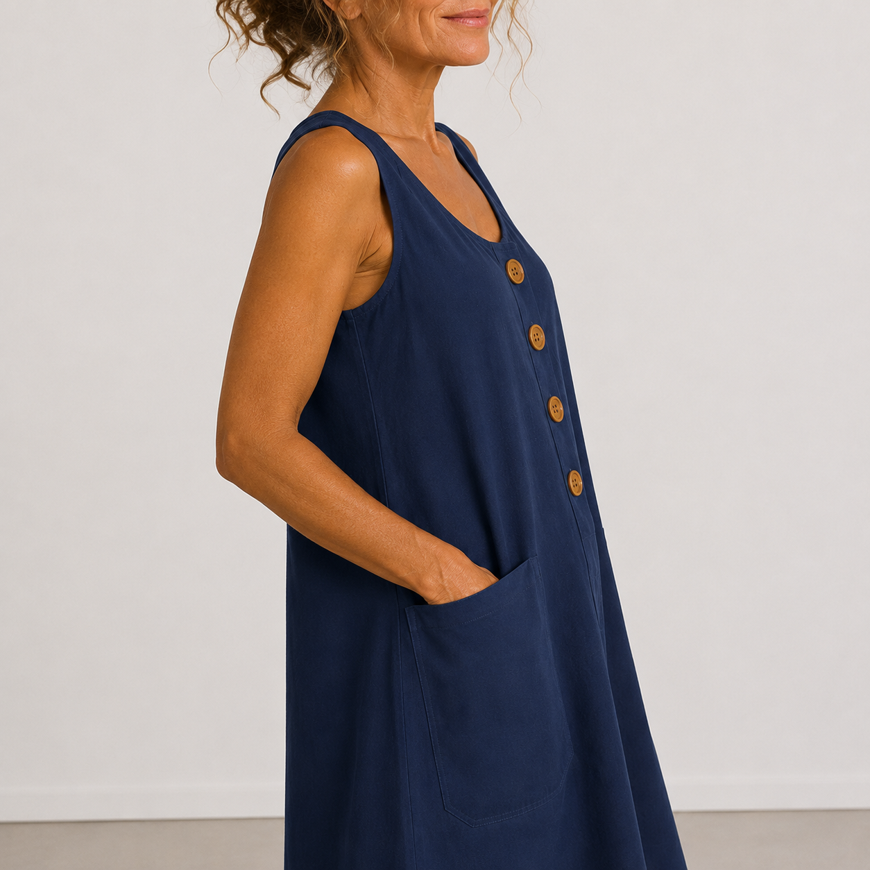 Luna │ Cotton & Linen Dress