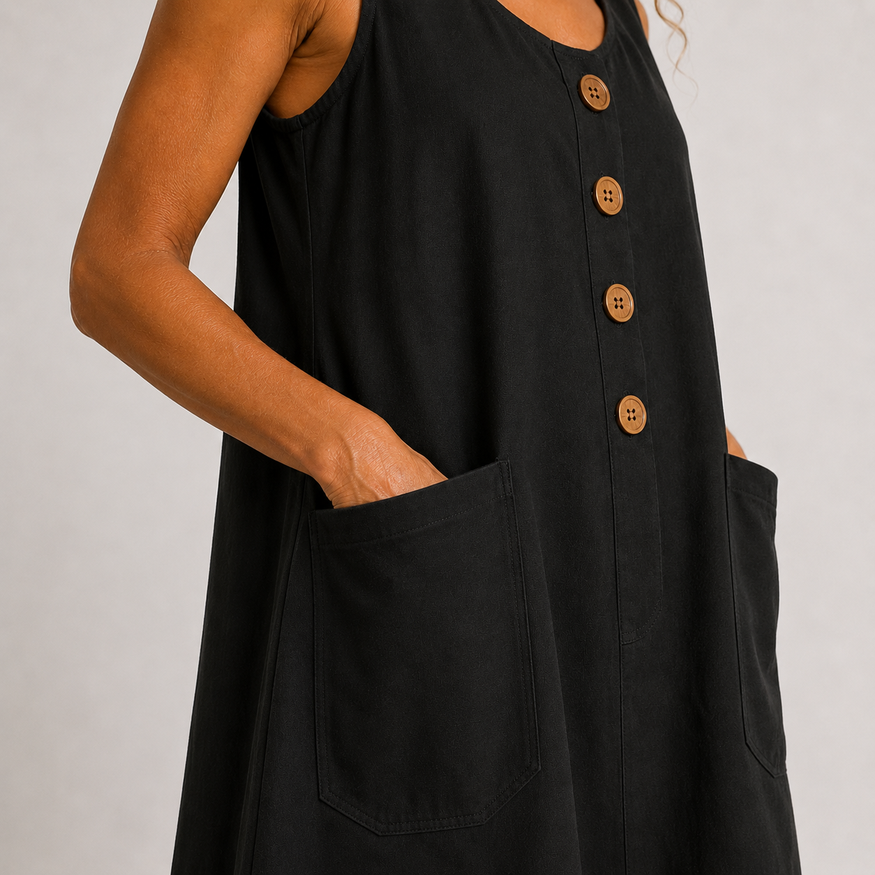 Luna │ Cotton & Linen Dress
