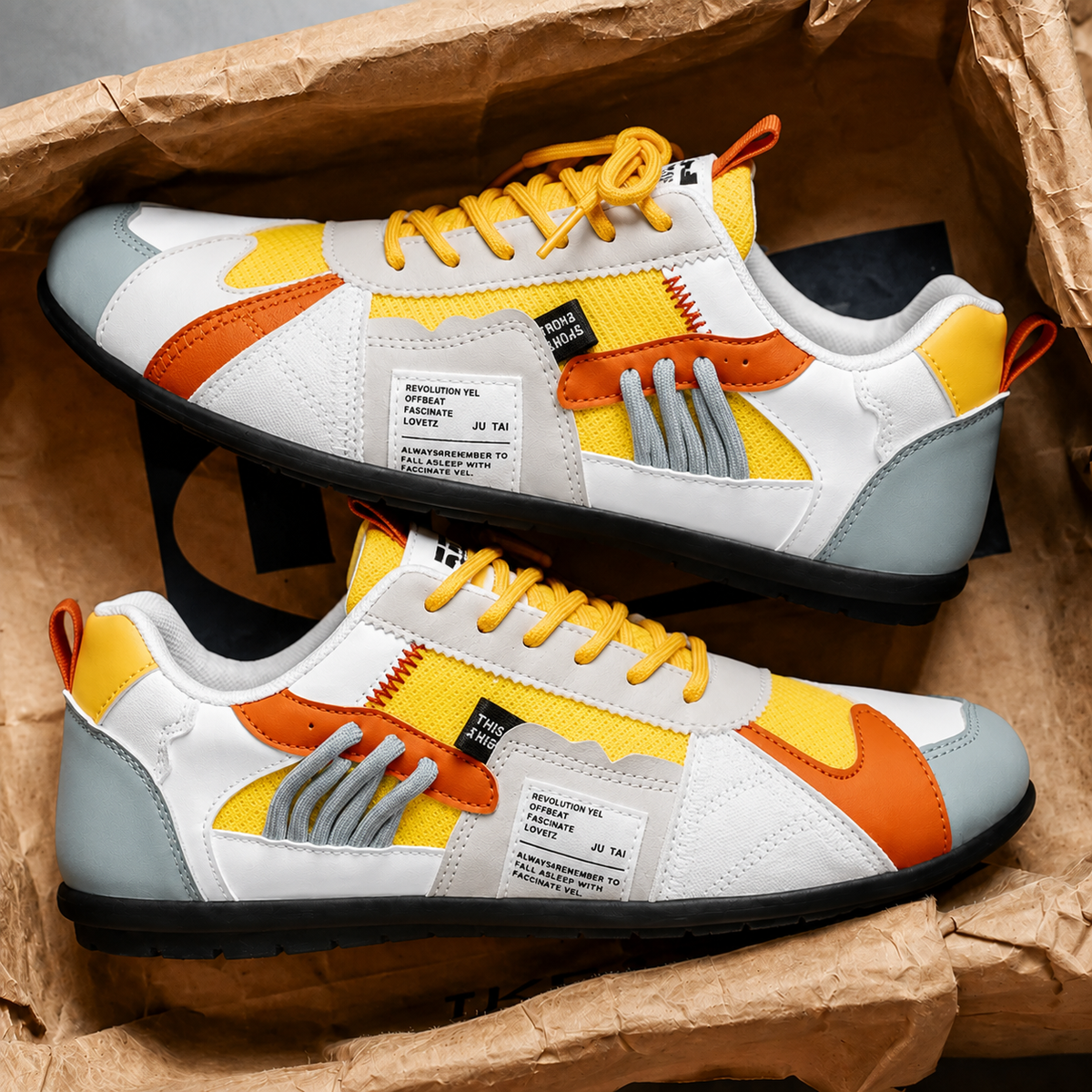 Nikola | Kolorowe sneakersy w stylu retro