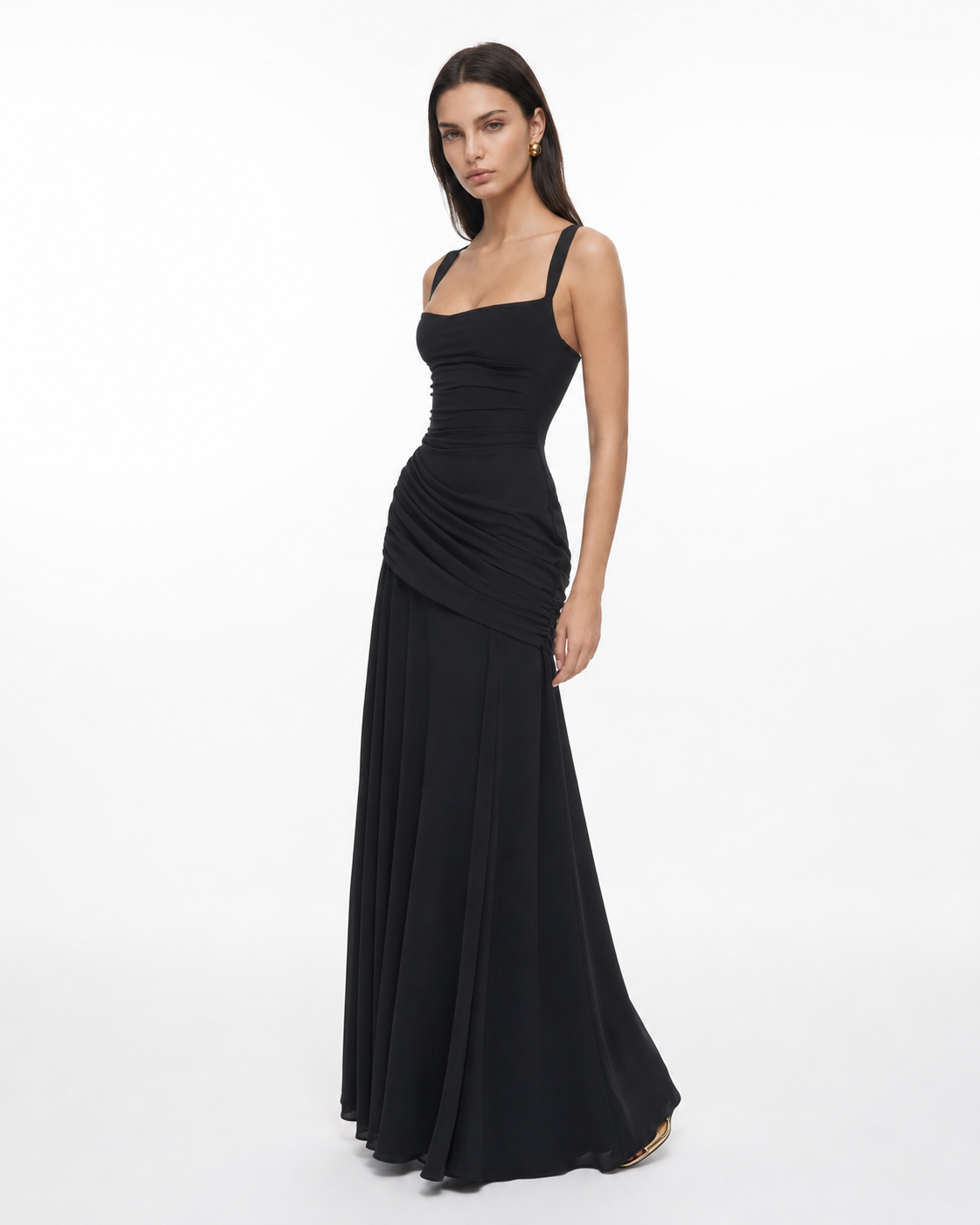 Isabelle | Ruched Maxi Dress