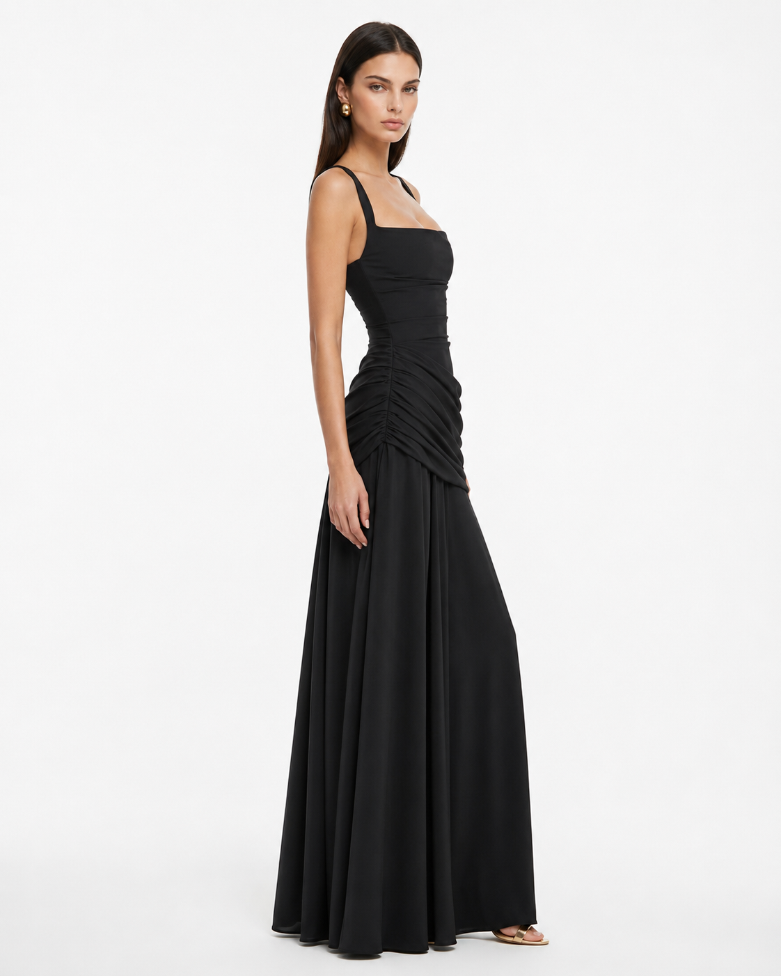 Isabelle | Ruched Maxi Dress