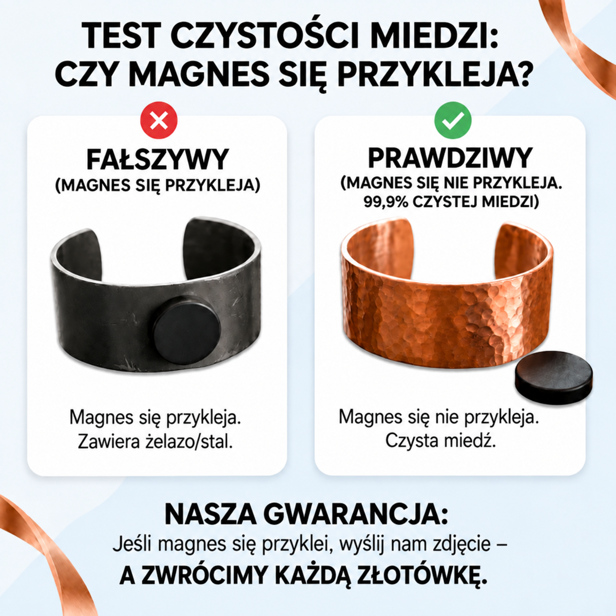 Kolczyki Glint z Miedzi