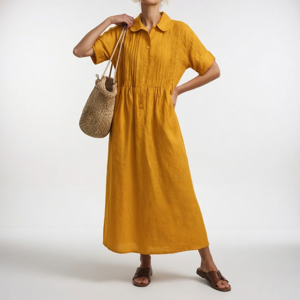 Elysia | Flowy Summer Shirt Dress