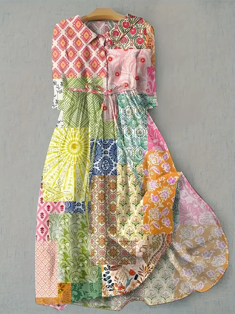 Ruth - Floral Dress - Effortless Elegance