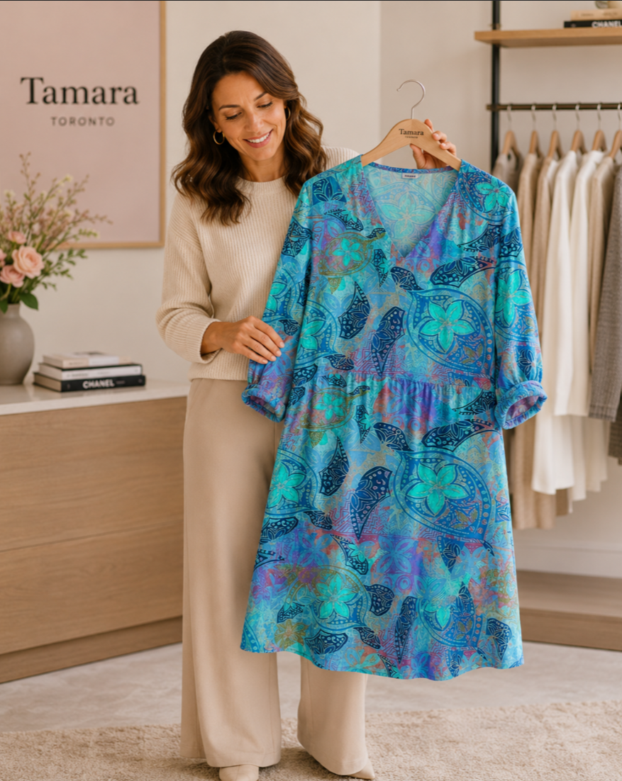 Harper | Long V-Neck Blouse