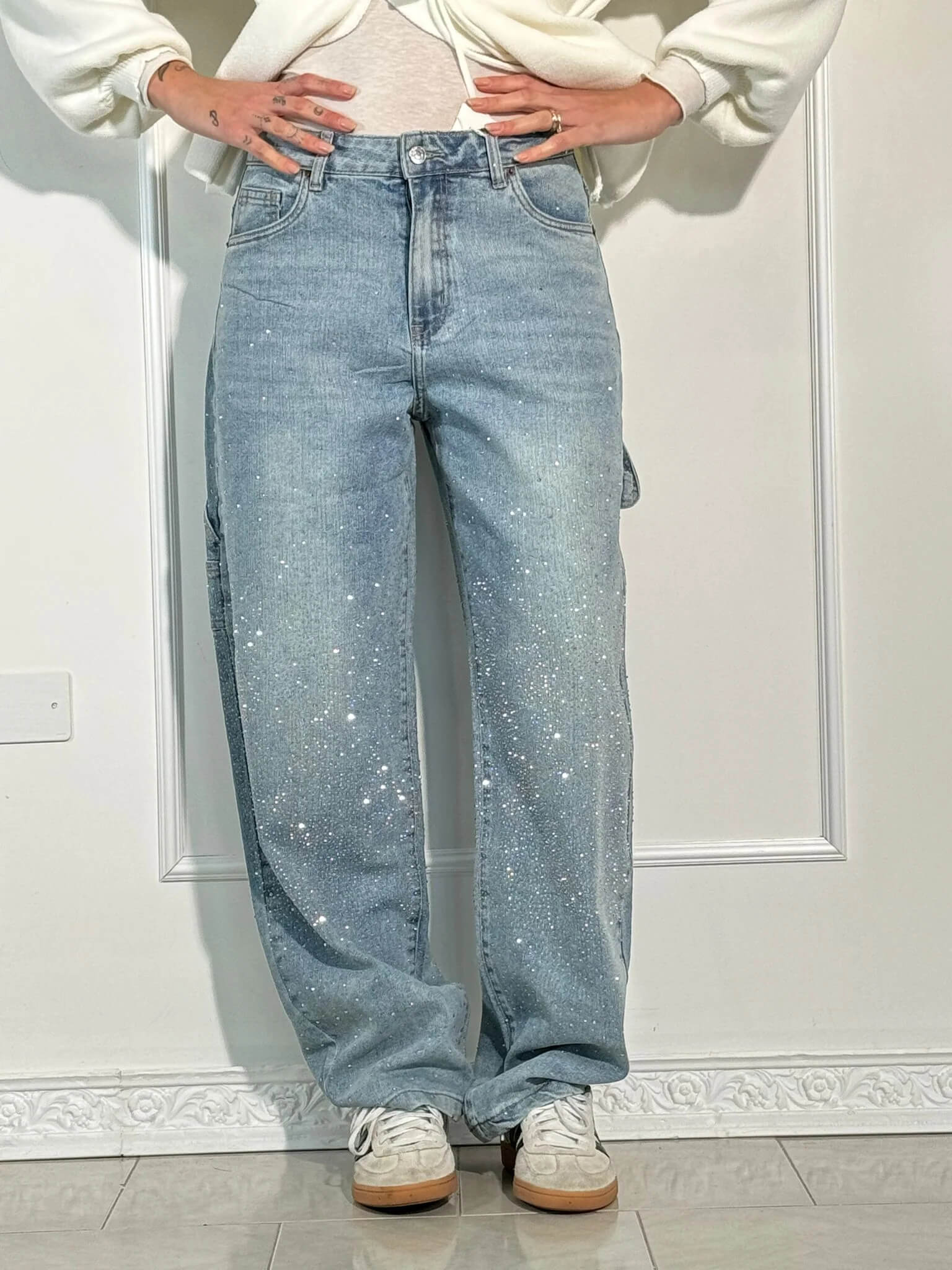 Prisca™ | Dżinsy Diamentowe
