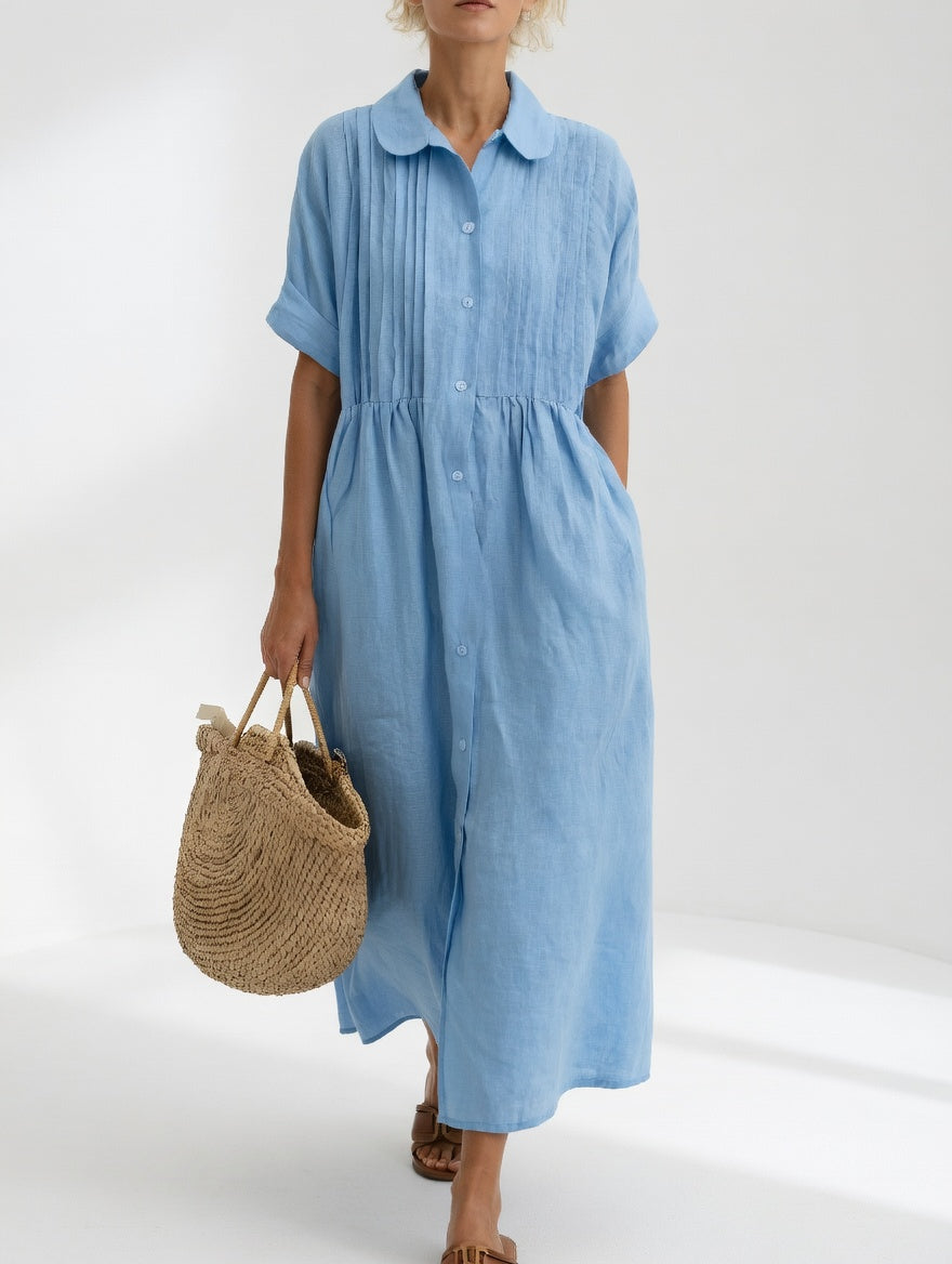 Elysia | Flowy Summer Shirt Dress