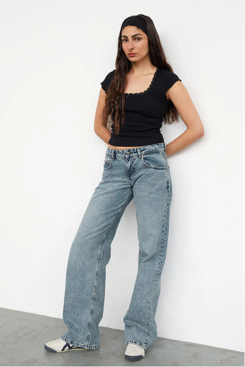 Domitia™ | Jeansy Niskie