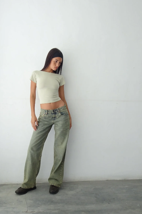 Domitia™ | Jeansy Niskie