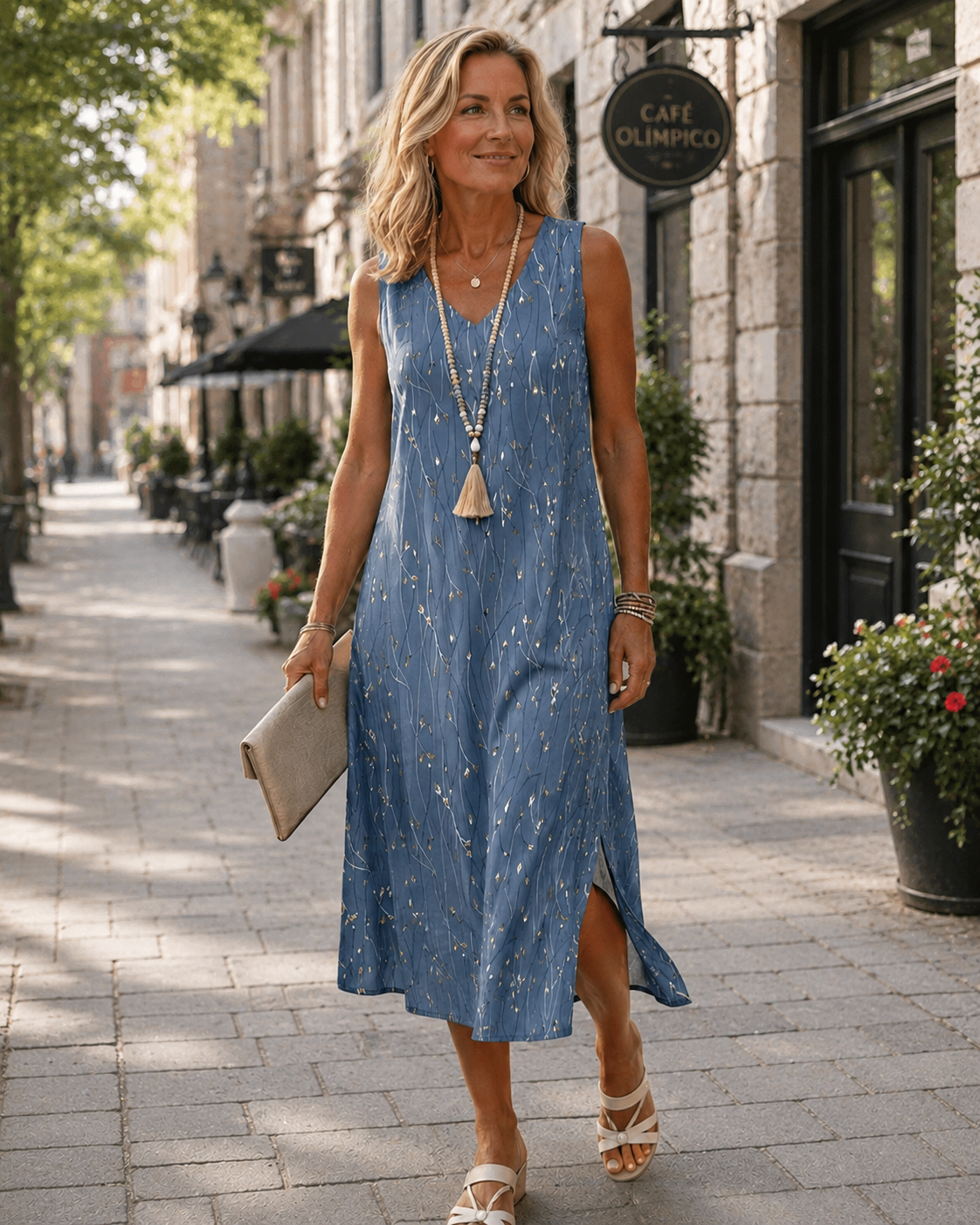 Agnieszka | Casualowa Sukienka w Stylu Vintage