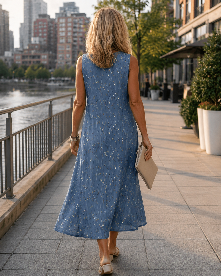 Agnieszka | Casualowa Sukienka w Stylu Vintage