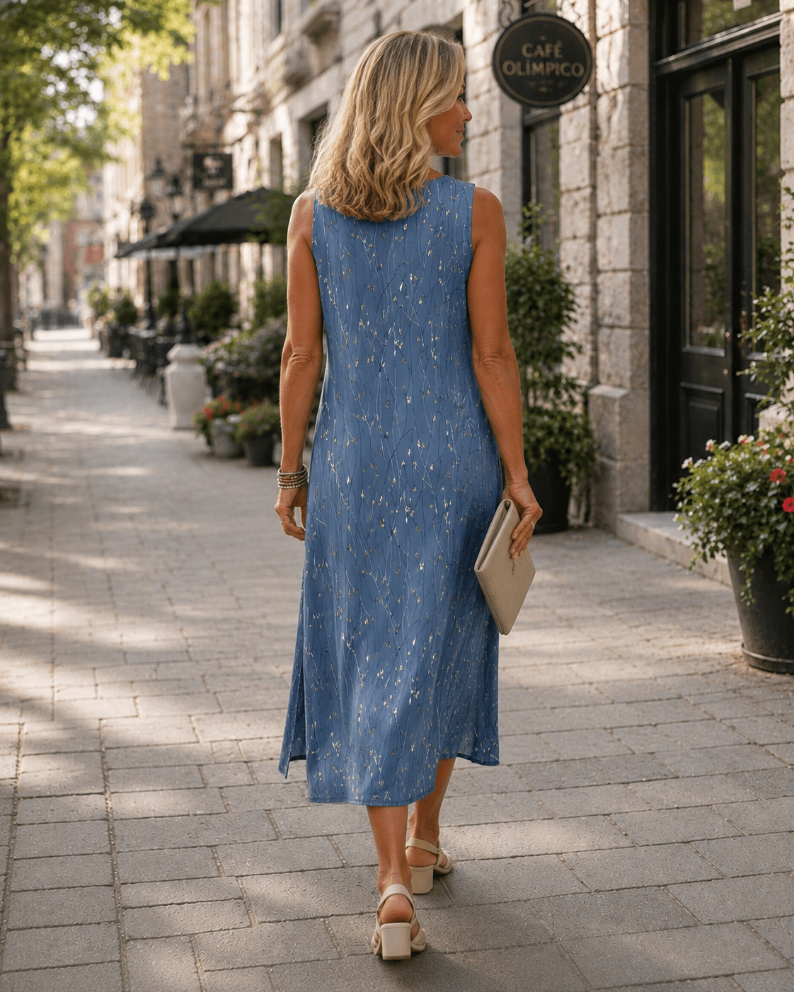 Agnieszka | Casualowa Sukienka w Stylu Vintage