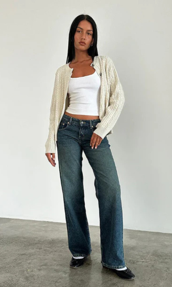 Domitia™ | Jeansy Niskie