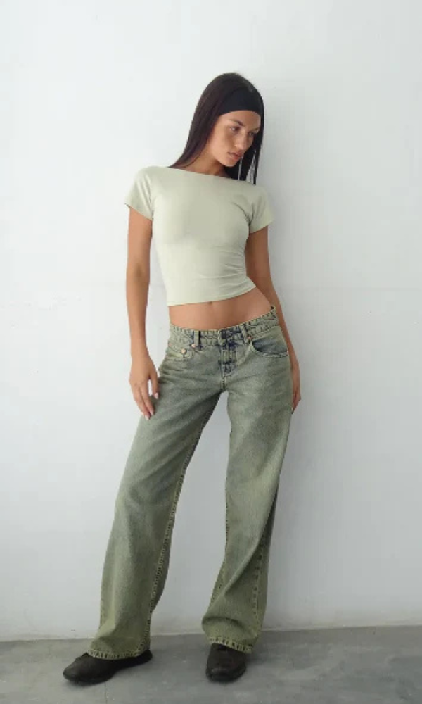 Domitia™ | Jeansy Niskie