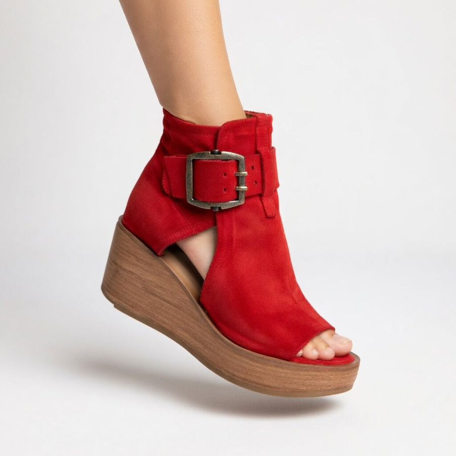 Stella – Modern Open Wedge Ankle Boots