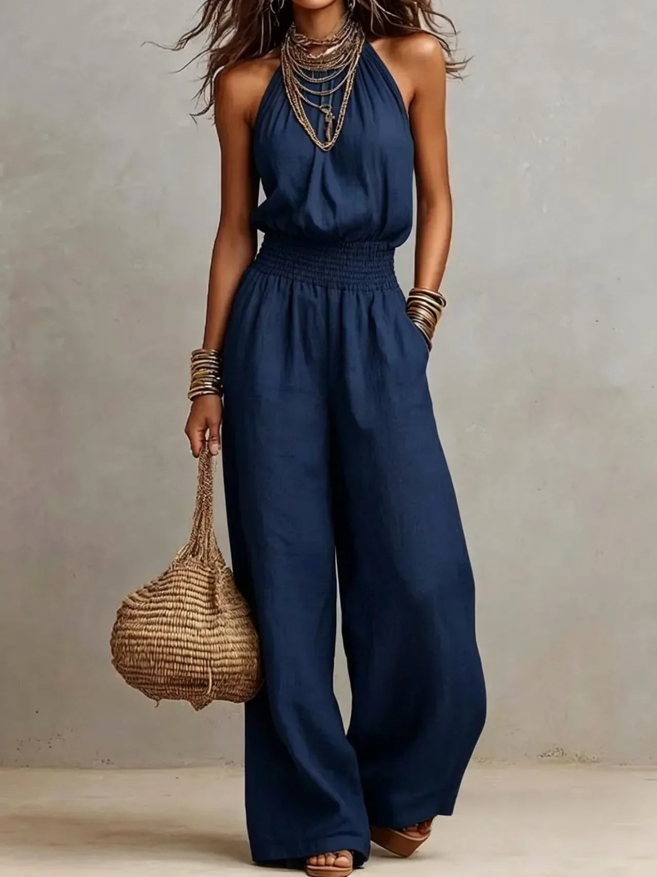 Valentina Flowing Wide Leg Jumpsuit