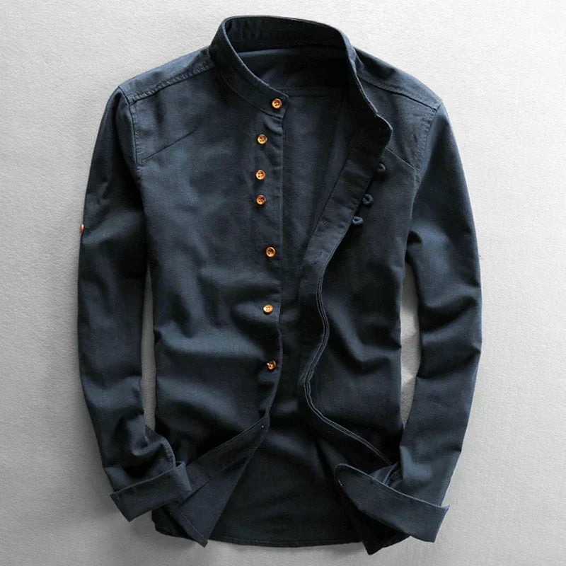 Alfonds™ | Chemise Élégante Style Japonais