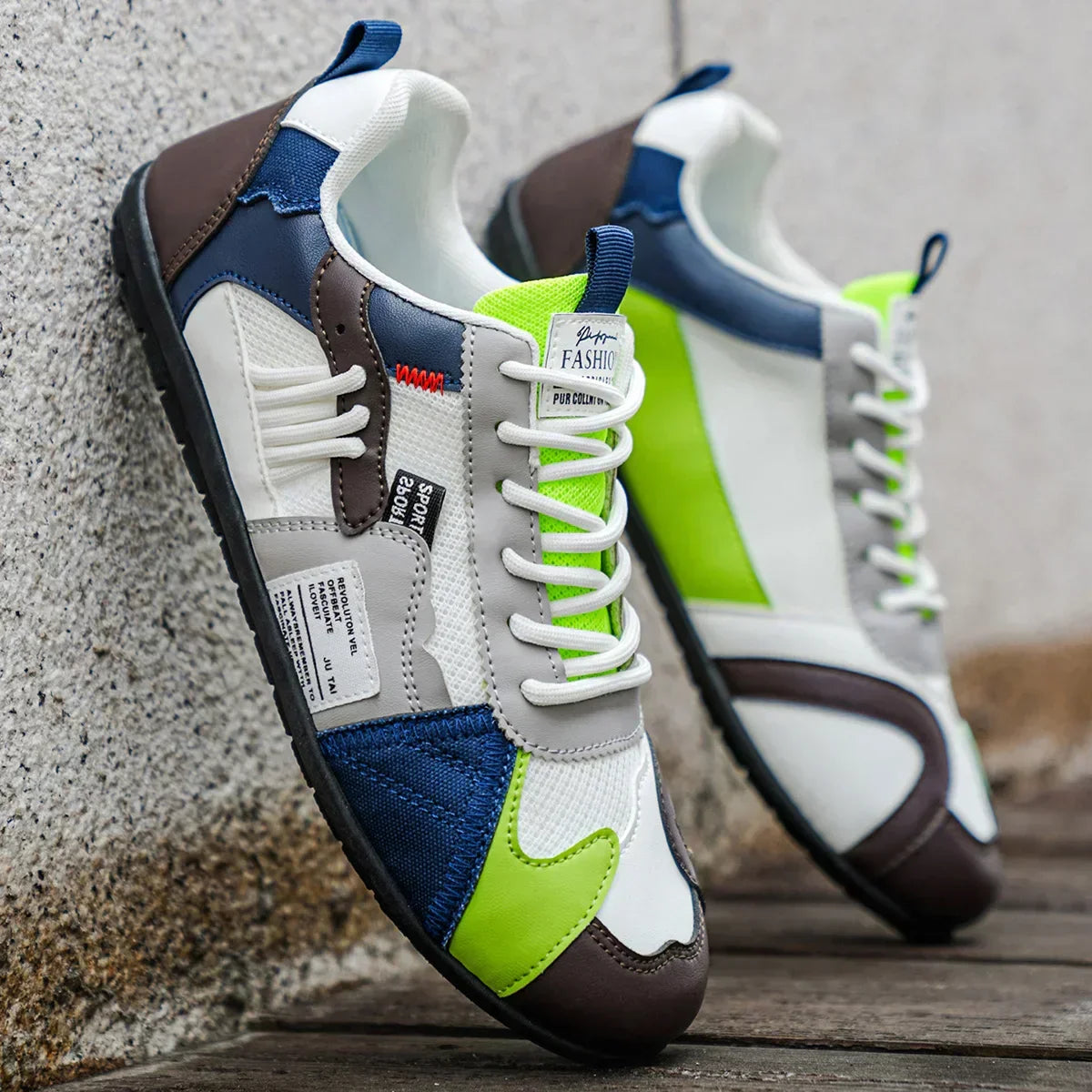 Nikola | Kolorowe sneakersy w stylu retro