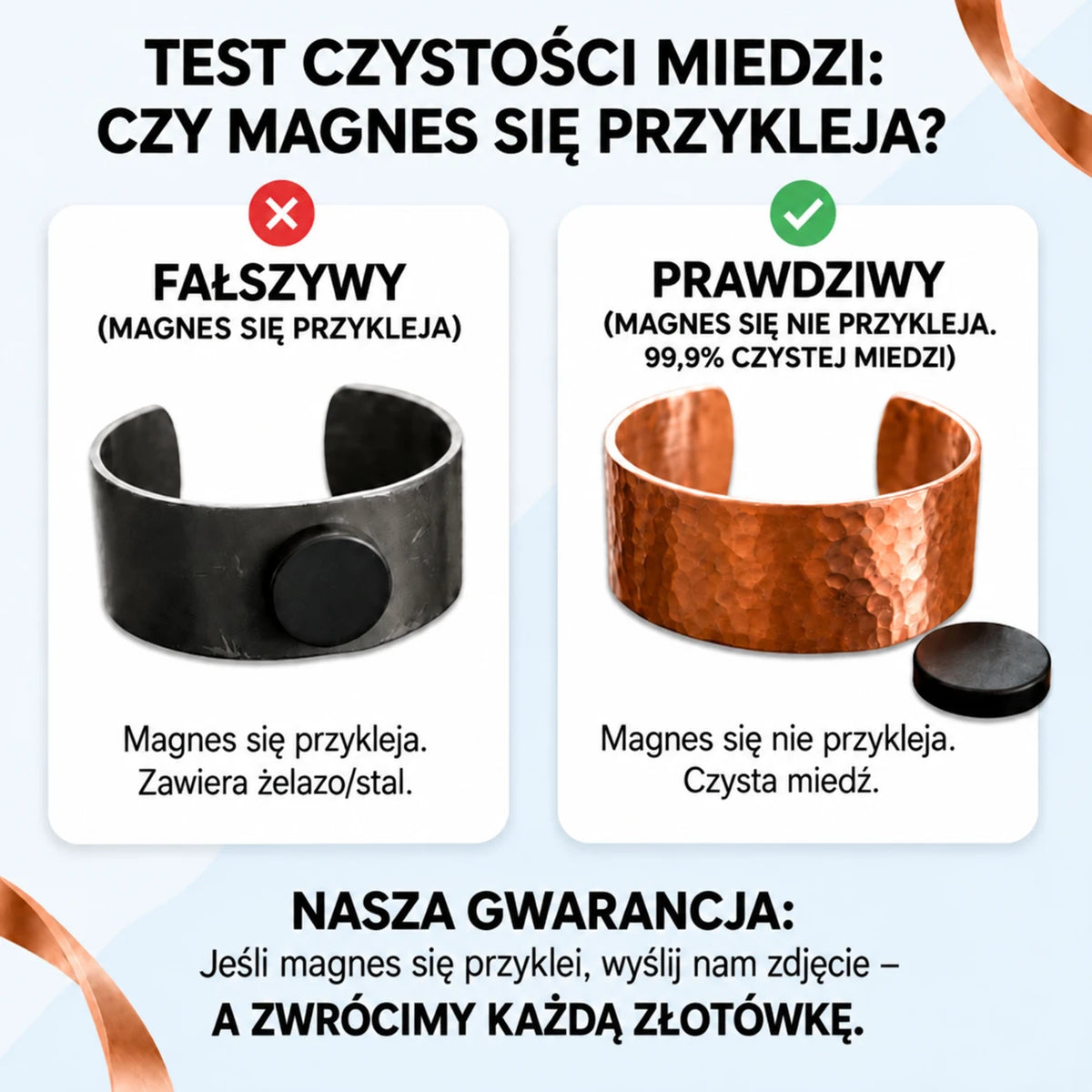 Bransoletka Mosiężna Księżycowa