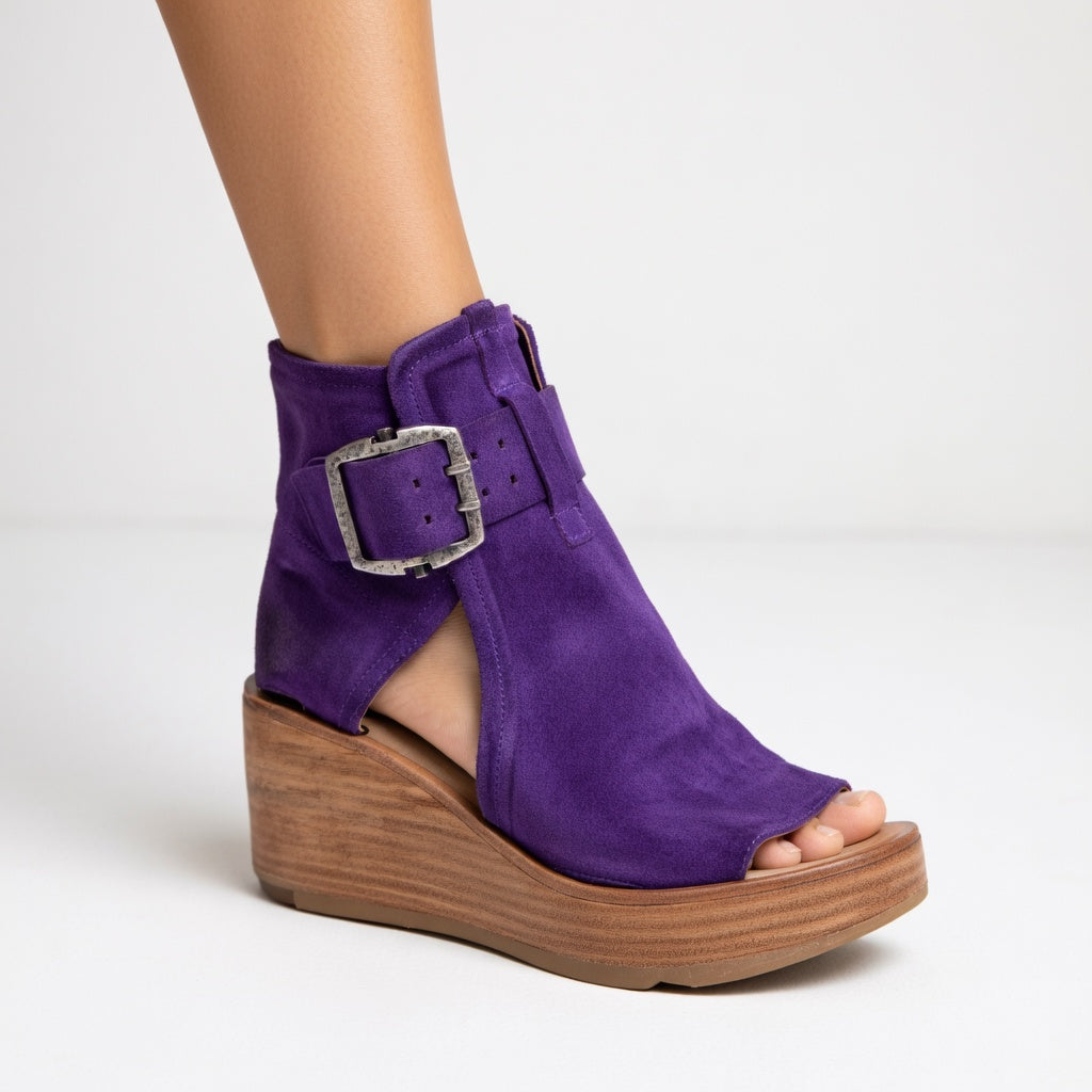 Stella – Modern Open Wedge Ankle Boots