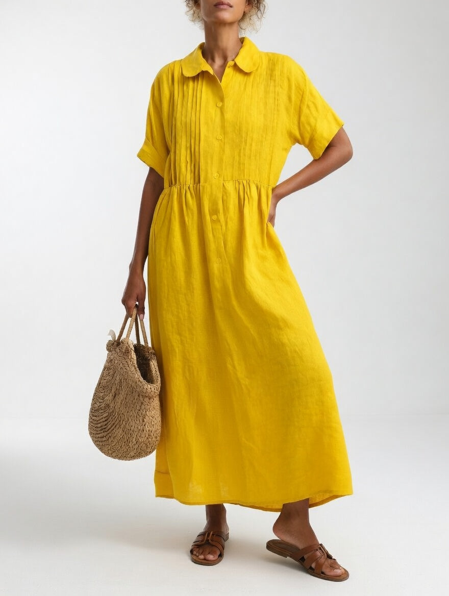 Elysia | Flowy Summer Shirt Dress