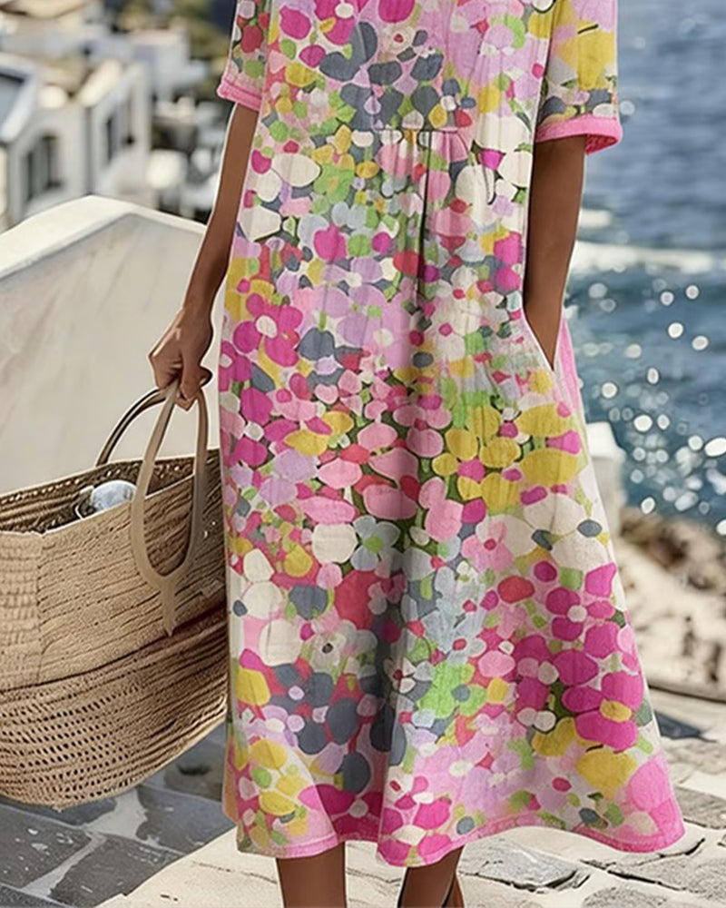 Hannah | Loose Floral Dress