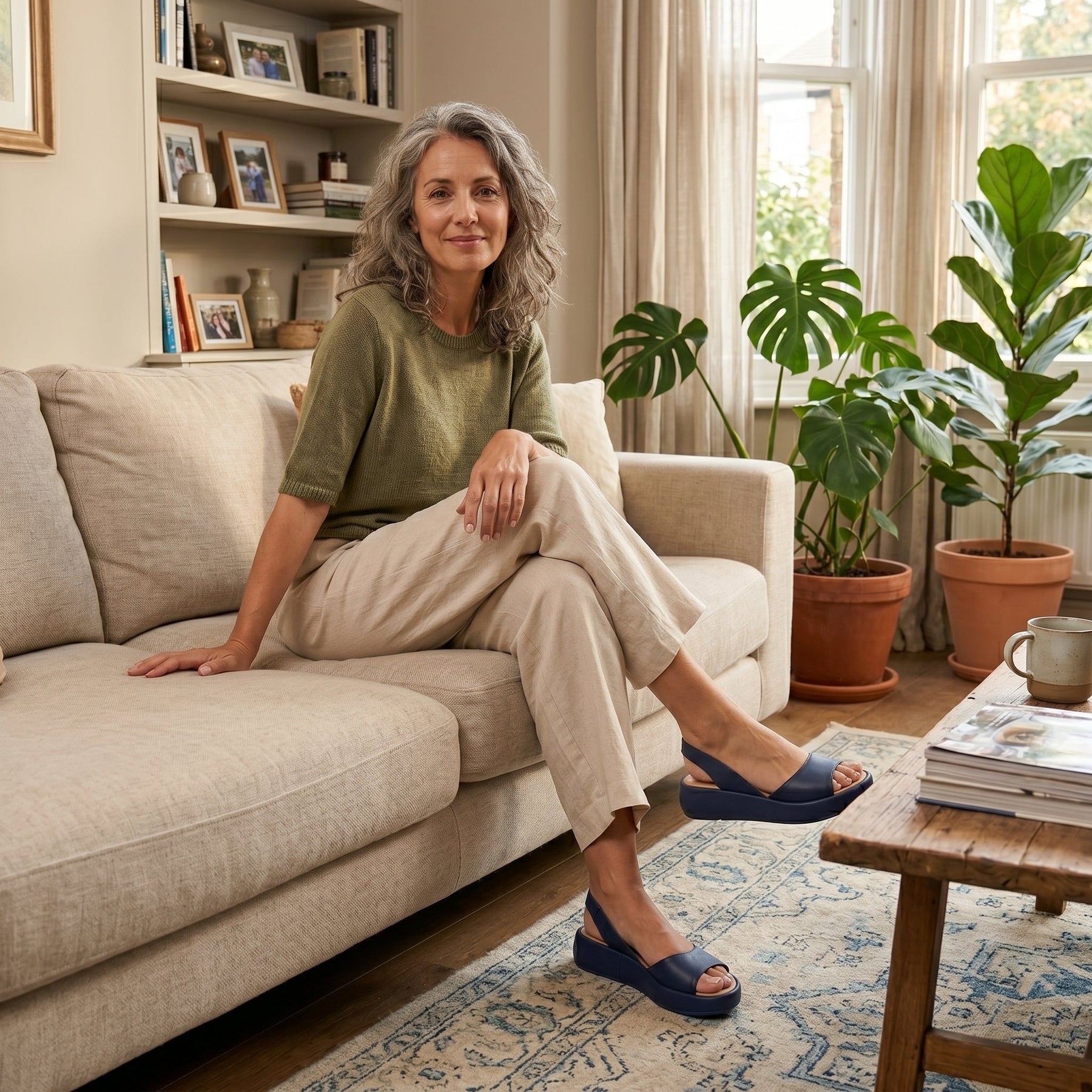 Natalie | Comfortable Flat Sandals