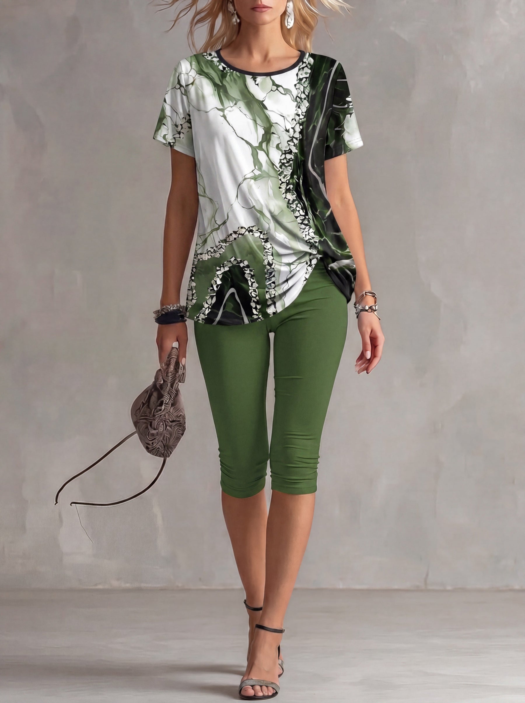 Solira | Botanical Print Stretch Set
