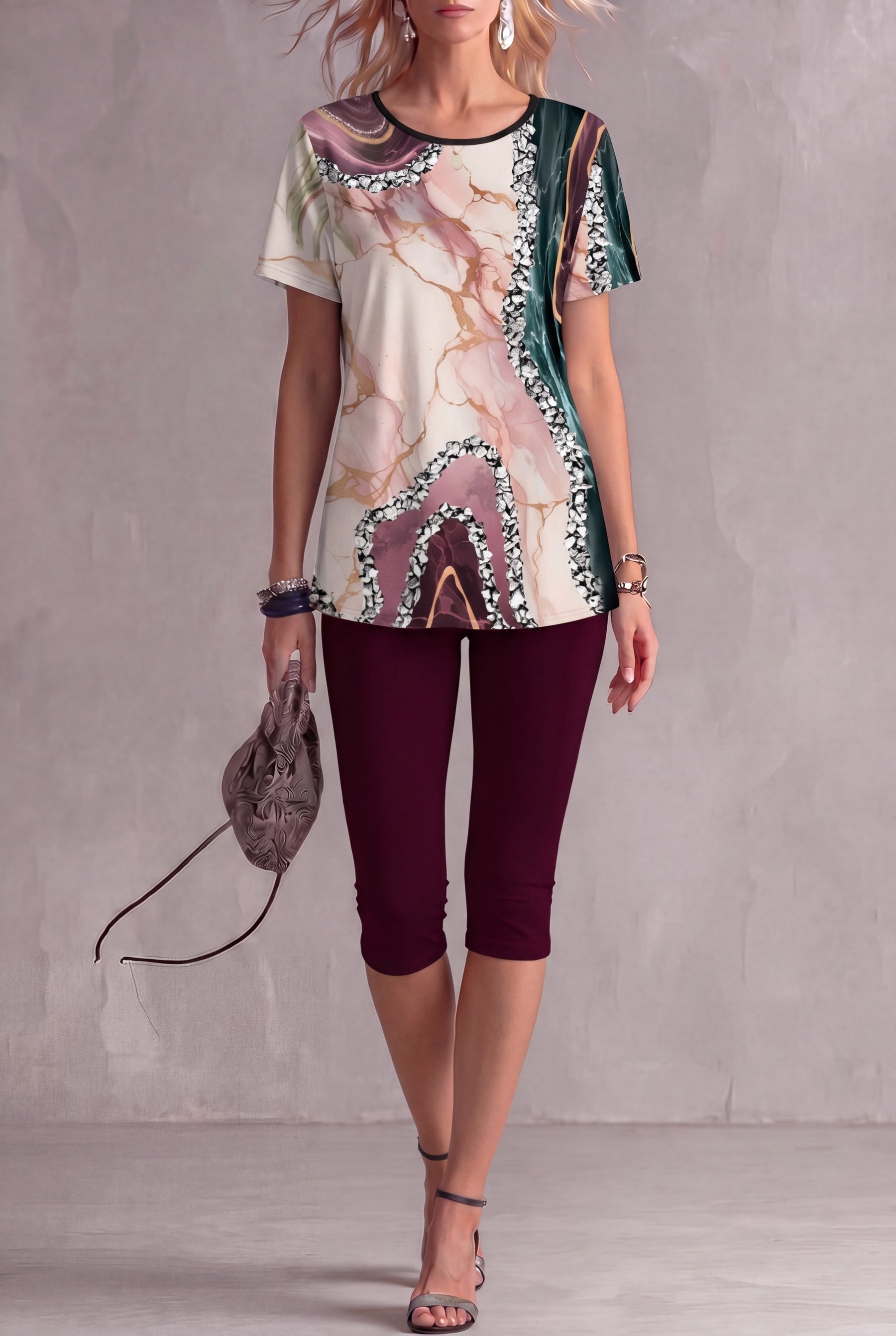 Solira | Botanical Print Stretch Set