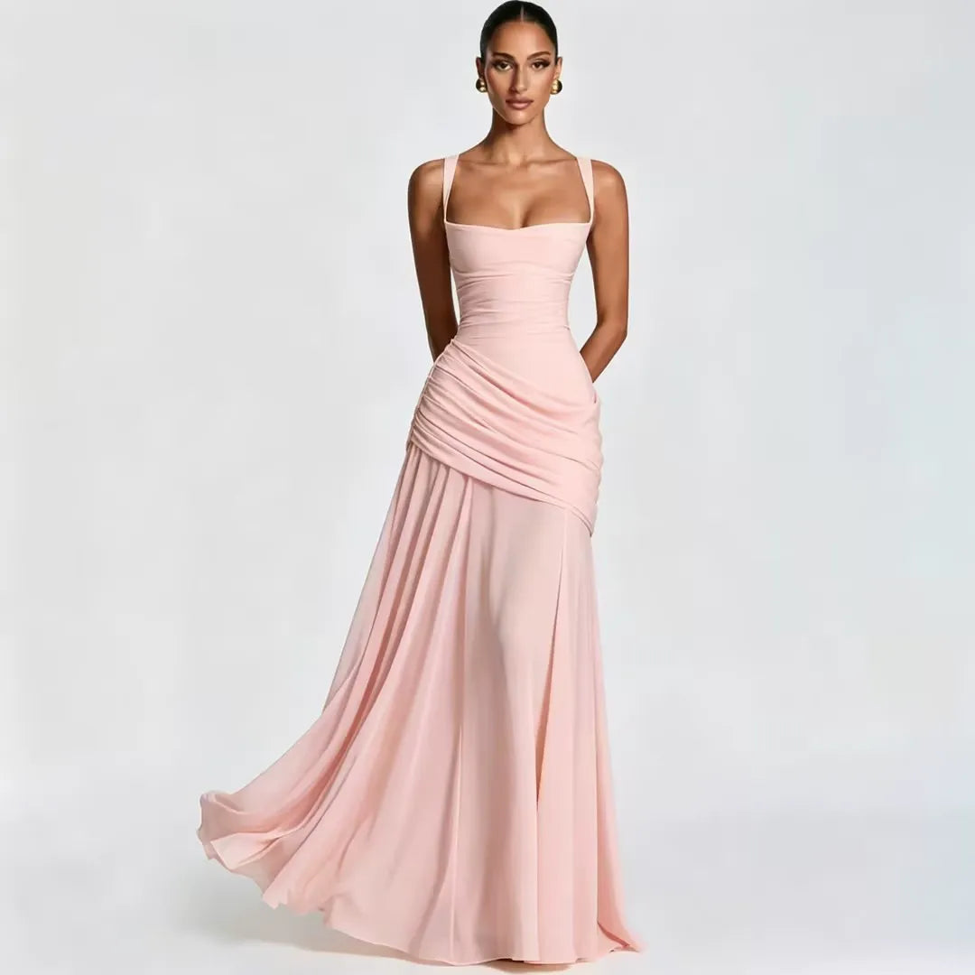 Isabelle | Ruched Maxi Dress